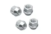 Topline Bulge Open End Acorn Wheel Nuts 3/4" Hex 7/16" Thread (Set Of 4)