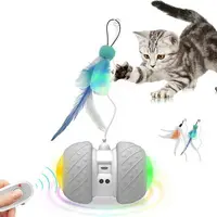 在飛比找樂天市場購物網優惠-新品上新 遙控電動逗貓車 智慧貓玩具 逗貓器 自動逗貓車 貓