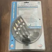 Monster Cable Interlink 300MKII - RCA Stereo Audio Interconnect 2M 6.6 Feet.