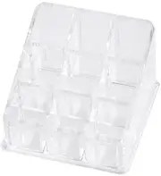 Lipsticks Lip Gloss Organizer Small Clear Lipstick Holder 9 Slots Acrylic Lipstick Case Essential Perfume Holder Display Cases for Lipsticks (Transparent, One size)