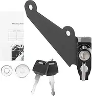 Zohisin Motorcycle Helmet Lock Kit with 2 Keys Mounting Gasket Ideal for Kawasaki Z1000 and Ninja 1000 High Density Aluminum Alloy Material Strong Rigidity Anti Windproof and