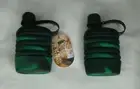 2X NEW BPA FREE CHANDRA ARGENTO COLLAPSIBLE WATER BOTTLE 16.9 FL oz
