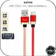 《飛翔無線3C》KINYO 耐嘉 USB-C910 TYPE-C 編織布面充電傳輸線 1m◉公司貨◉USB手機充電線