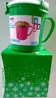 Sistema To Go Soup Mug GREEN Gift Box 22.1 oz. Clip Lid Phthalate BPA Free 2010