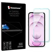 iCoverLover [2-Pack] For iPhone 14 Tempered Glass Screen Protector
