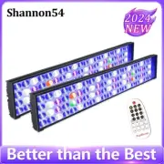 2PCS PopBloom Led Aquarium Light Full Spectrum for 120cm Marine Reef Coral Tank