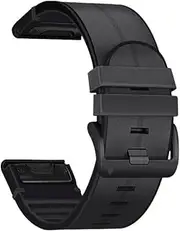 [RAYESS] 26 22mm Watchband Straps For Garmin Fenix 7X 6X 5X Plus 3HR Silicone Leather Quick Release Wrist Strap For Fenix 6 7 5 935 Watch