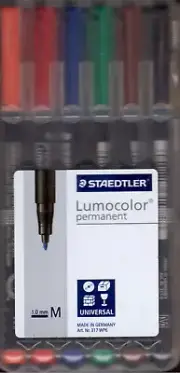 Staedtler 64007817310410-pc Lumocolor Permanent Pen 0.1 mm M Made in Germany NEW