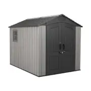 Lifetime 2.13 x 2.8 x 2.28m HDPE Rough Cut Shed 60310
