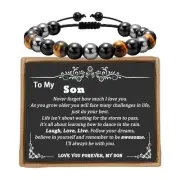 To My Son Bracelet from Mom as Teens Easter Basket Stuffers for Teens,