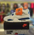 AIR JORDAN 4 RETRO "MILITARY BLUE" 2024 SZ 11/ 12.5(W) FV5029-141 DS Off White