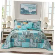 Quilts Queen Size,Cotton Queen Quilt Bedding Queen (90" × 98") Farmhouse a