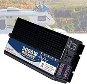 3000W 4000W 5000W Pure Sine Wave Inverter 12V 24V 48V 60V to 220V 230V Car Converter Power with LCD Display AC Outlets for Motorhomes, Truck, Boat, Camping, Household, Van /4272