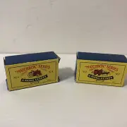 2-Vintage Matchbox Originals Series A Moko Lesney No 4 & 7