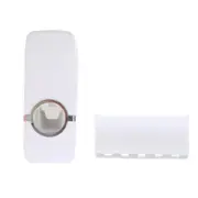 3 Set Automatic Toothpaste Dispenser With Toothbrush Holder Bathroom Water Resistant Sticky Squeezer