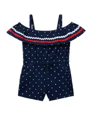 Janie and Jack Polka Dot Jersey Romper