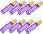 VINTORKY 8Pcs Portable Roll Bottles Multi Function Aroma Bottles with Grain Cap Containers for Essential Oils Perfumes and Liquids Leak Easy to Use