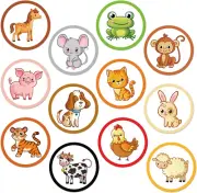 24Pcs Potty Training Stickers, 12 Styles Toilet Target Potty Stickers Change Col