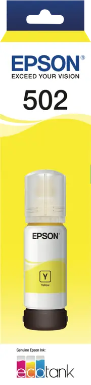 Epson T502 EcoTank Yellow Ink Bottle