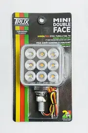 3” Mini DUAL REVOLUTION C/AMBER / C/RED TURN SIGNAL & MARKER TO GREEN AUXILIARY