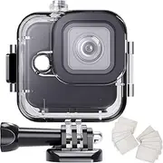 HONGDAK Waterproof Housing Case for GoPro Hero11 Black Mini,169ft/60M Diving Protective Housing Shell for Hero 11 Mini Underwater Dive Case with Mount Thumbscrew & 12PCS Anti-Fog Insert (Black)