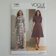 Vogue Sewing Pattern 1862 V1862 Misses Dress w/variations Size 16-24 NEW
