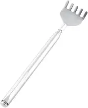 Telescopic Back Scratcher Massager - Stainless Steel, Extendable Up to 50cm for Head and Back