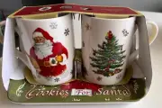 Spode Christmas Tree Cookies for Santa Tray & 2 Mugs 11702489