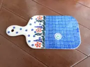 HAND PAINTED POLISH POTTERY CHOPPING BOARD # 3
