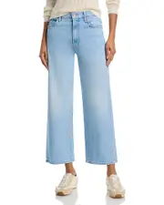 Mother The Dodger High Rise Ankle Wide Leg Jeans in Lets Get It Together