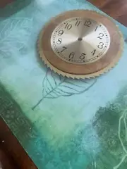 CLOCK DIAL WOOD AND SAW BLADE PARTS