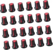 WESIEVYA 50pcs Bass Volume Knob Durable Potentiometer Control Knobs for Easy Installation Various Electronic Devices Markings for Precision