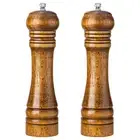 2Pc Salt Pepper Grinder Set Adjustable Coarseness Pepper Mill Grinder·Refillable