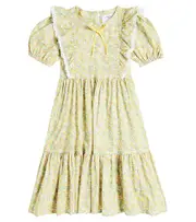[Paade Mode] Paade Mode Printed cotton dress Y 12 yellow