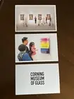Set of 3 Corning Museum of Glass Postcards Art Pyrex Gallery CMOG