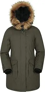 [Mountain Warehouse] Aurora Womens Down Jacket - Waterproof Ladies Jacket, Breathable Winter Coat, Taped Seams, Down Proof Lining - for Camping in Cold Weather