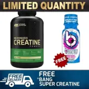 OPTIMUM NUTRITION ON CREATINE UNFLAVOURED 600GM MICRONIZED MONOHYDRATE#