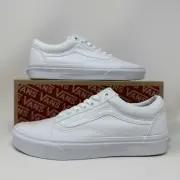 VANS Old Skool True White Skate Shoe Men's Size 8 Women's Size 9.5 VN000D3HW00