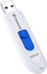 Transcend JetFlash 790 512GB USB 3.1 Gen 1 USB Stick TS512GJF790W, White