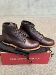 Red Wing Heritage Men's Beckman Boot Black Cherry Excalibur leather 9419 Size 7D