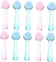 OSOLADY 10-pack Long Handle Nail Brush Set Multi-use Cleaning Brush for Nails Hands Feet Manicure Pedicure Dust Removal for Kitchen Bathroom Random