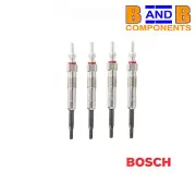 GLOW PLUGS BOSCH x 4 VW GOLF MK5 AUDI A3 SKODA OCTAVIA T5 1.9TDI ENGINE A733