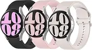 [Ouwegaga] Compatible with Samsung Galaxy Watch 7 6 5 4 Band 40mm 44mm/Galaxy Watch 6 4 Classic Band 43mm 47mm 46mm 42mm/Watch 5 Pro 45mm/Watch FE 40mm, 20mm Soft Silicone Sport Strap, Multi Colors