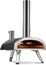 [Ooni] Fyra 12 Wood Pellet Pizza Oven - Portable Outdoor Pizza Oven, Woodfired & Stonebaked Pizza Maker, Countertop Pizza Oven Grill, Cook 12 Inch Pizzas and More, Pizza Cooker For Outdoor Kitchen