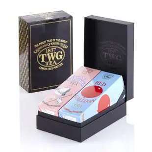 【TWG Tea】時尚茶罐雙入禮盒組 紳士伯爵茶100g+乘風高翔100g(黑茶+南非國寶茶)