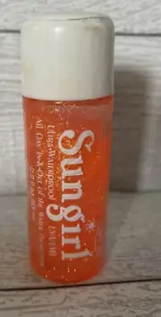 Vintage Sungirl Brand Orange Glitter SPF 30 Waterproof UVA Gel Sun Protect NOS