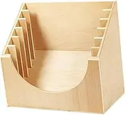 Perfeclan Dressing Frame Storage Cabinet Lacing Frame Organizer, 6 Slot Busy Boards Storage Holder for Snap, Buckle, Zip, Tie Toy