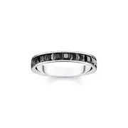 Genuine THOMAS SABO Heritage Black Stones Band Ring