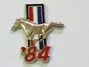 1984 Mustang Pin Ford Mustang Lapel Pin ,(**)