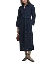Barbour Melissa Eyelet Midi Dress